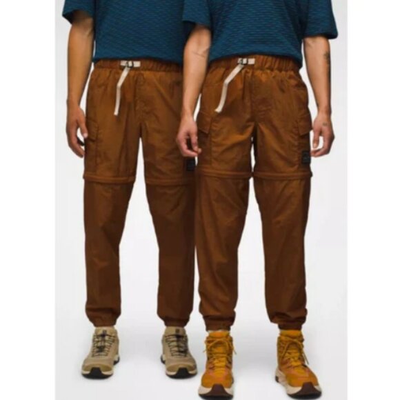 Prana Connectors Convertible Pants - Unisex XS - Clay - Picture 7 of 9